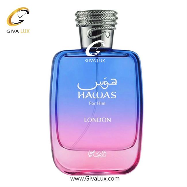  ادو پرفیوم  یونیسکس رصاصی | Rasasi اورجینال مدل Hawas Elixir | هوس الکسیر حجم  100 میل Hawas London-1.jpg